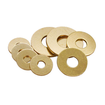 High Quality M4M5M6M8M10 DIN9021 Brass Copper Plain Flat Washer